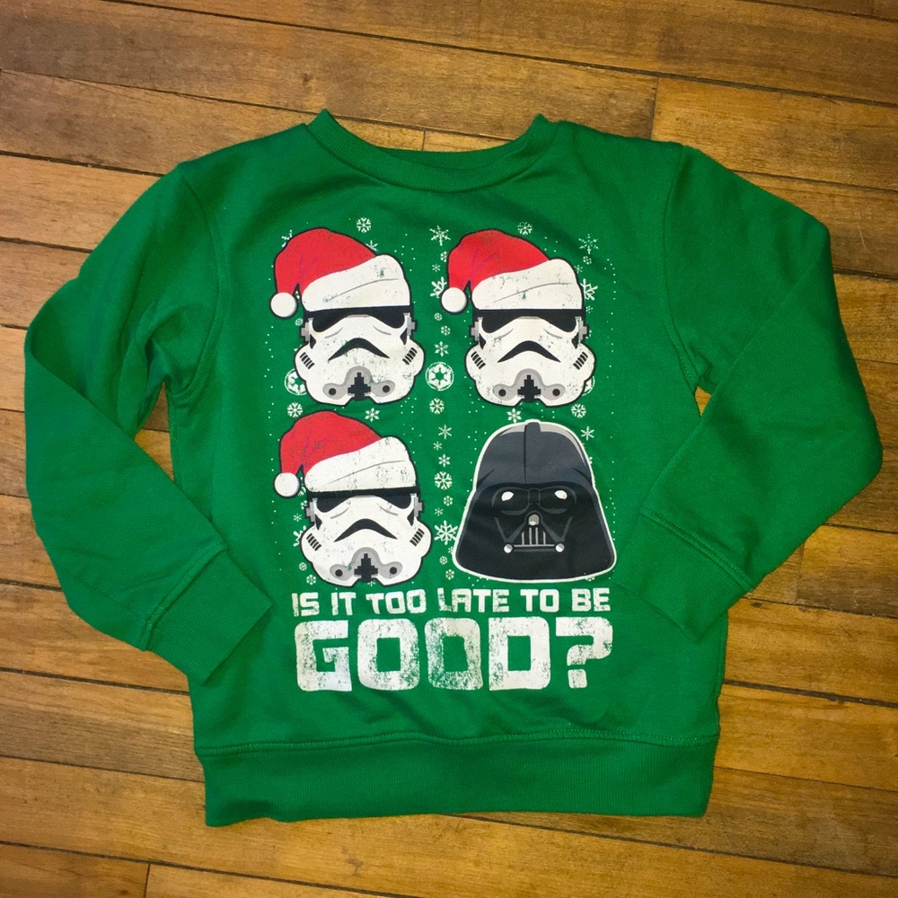 Boys Stormtrooper Christmas sweatshirt